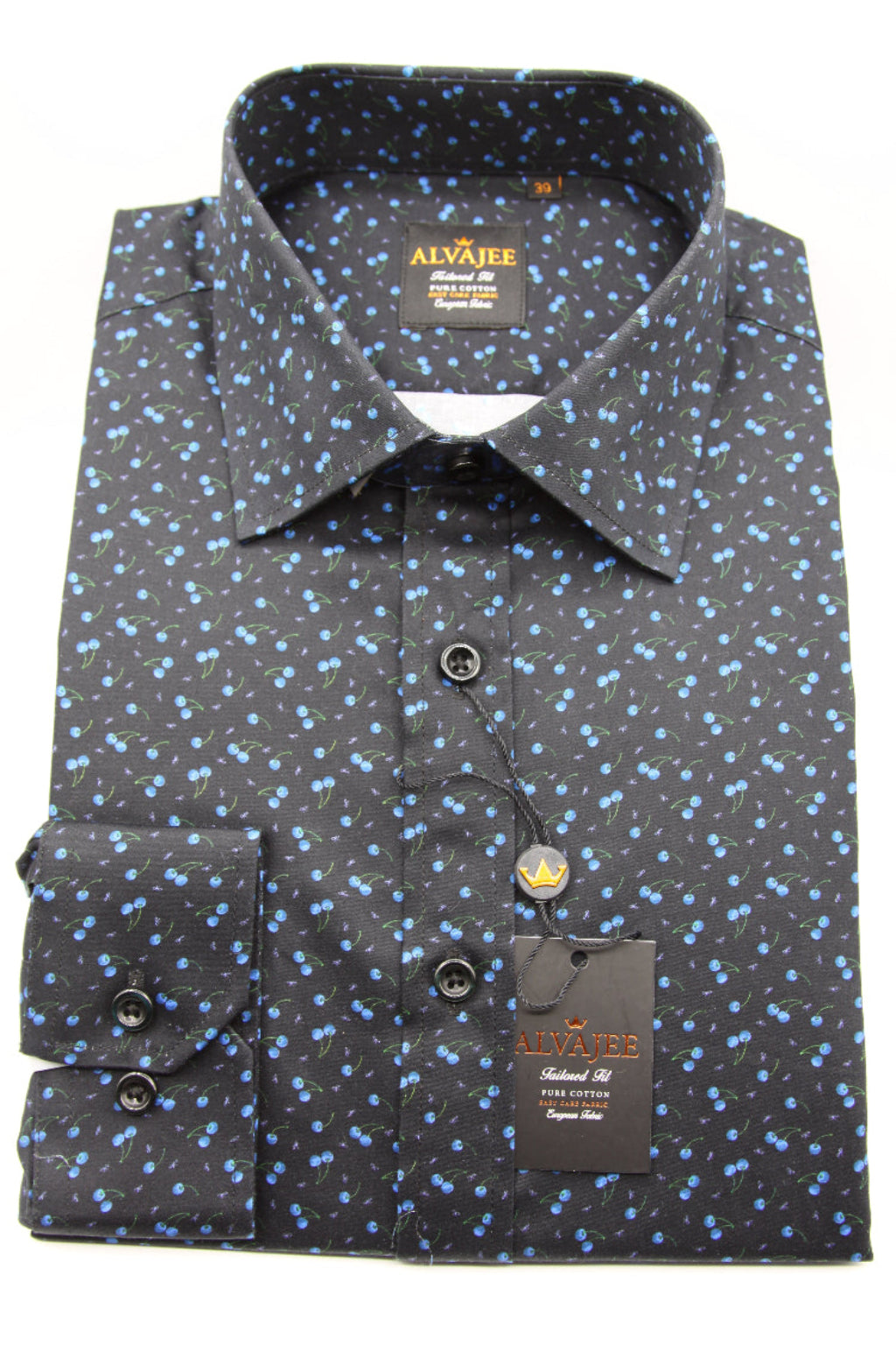 Shirt - Manning - Pure Cotton European Fabric - Single Cuff