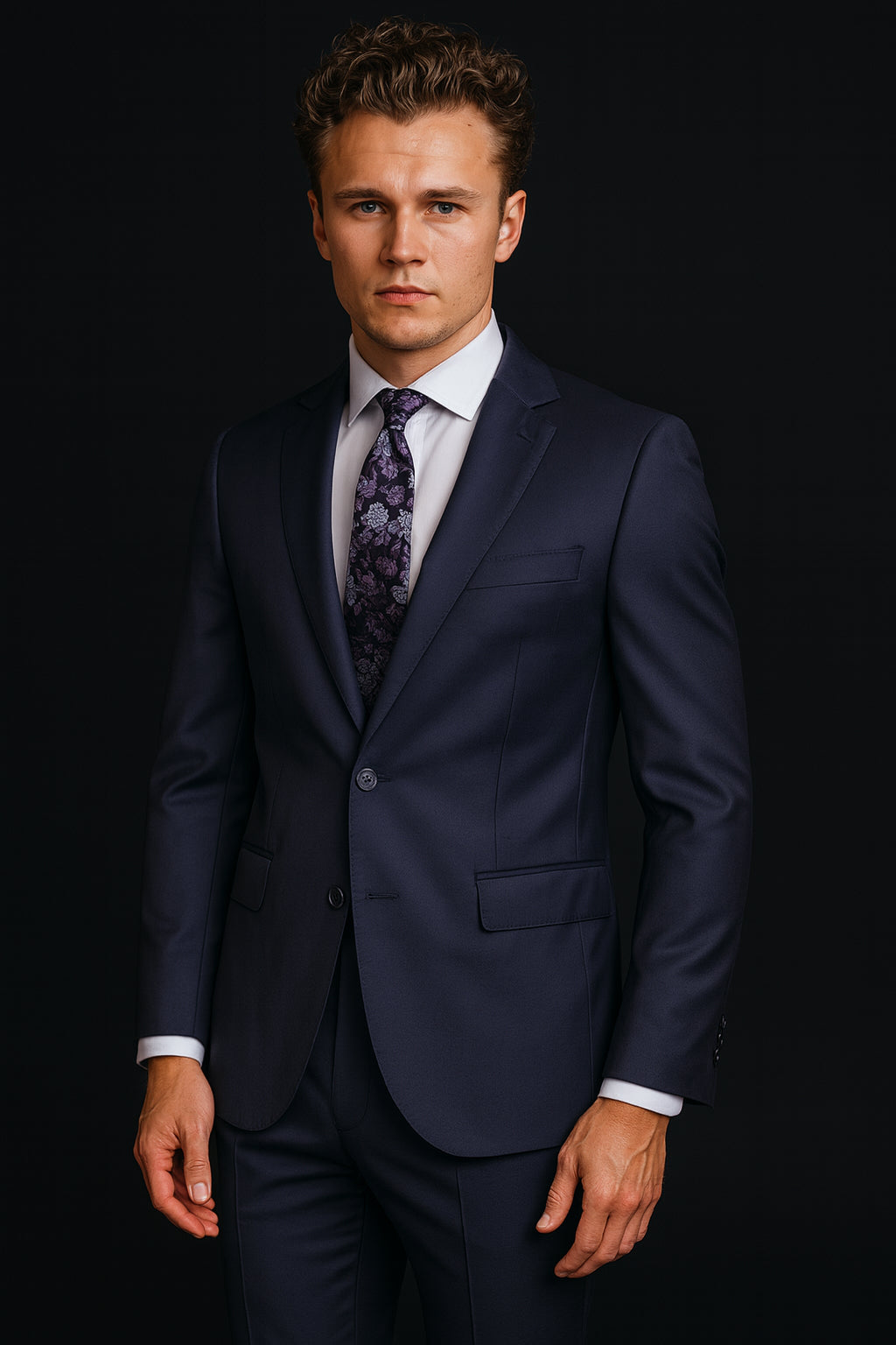 CAHILL - Classic Suit Navy - Australian Merino Wool