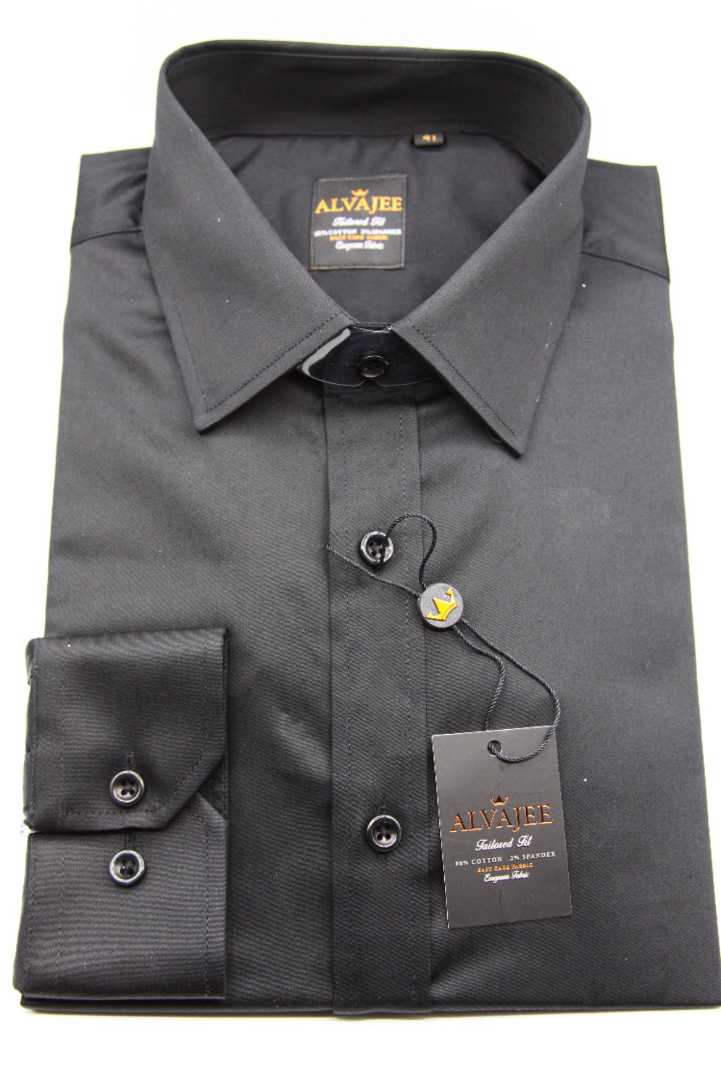 Shirt - Bentley - 98% Cotton, 2% Spandex - Single Cuff