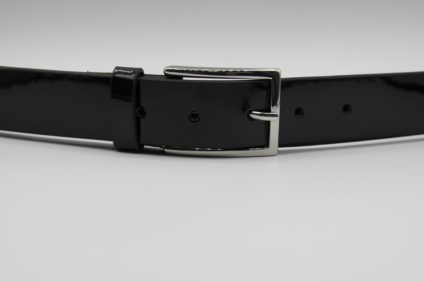 1220671 - Italian Leather Belt - Black Patent