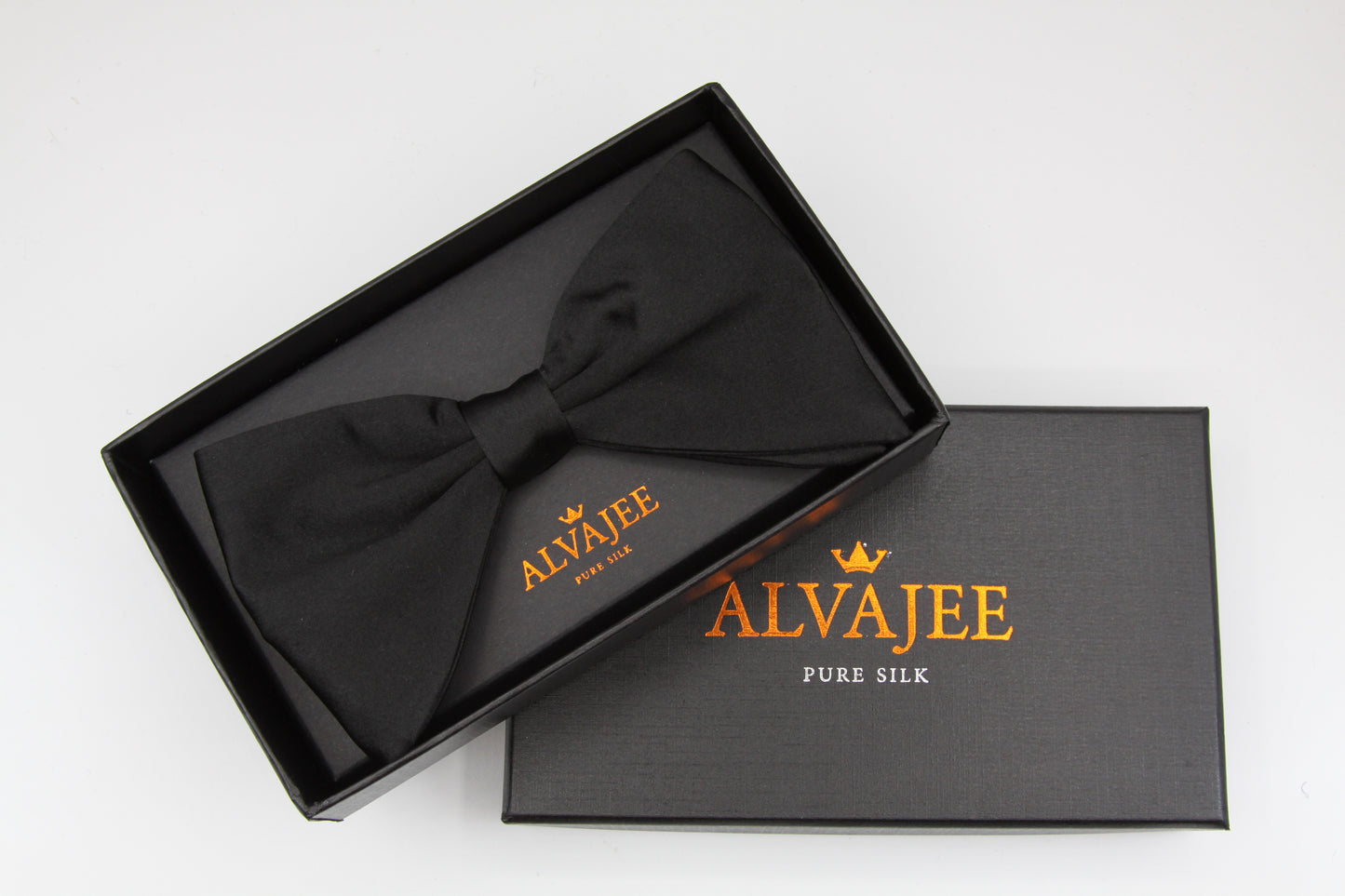 ALV-TOM - Butterfly Black Silk Bow