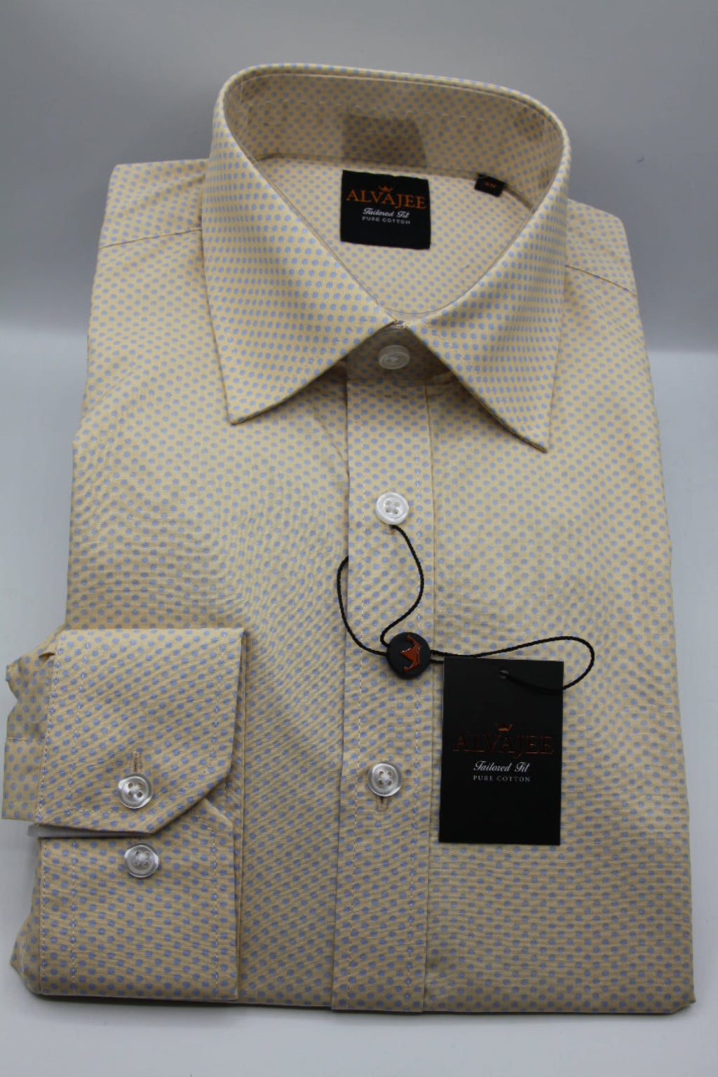Shirt - Jono - Pure Cotton European Fabric - Single Cuff