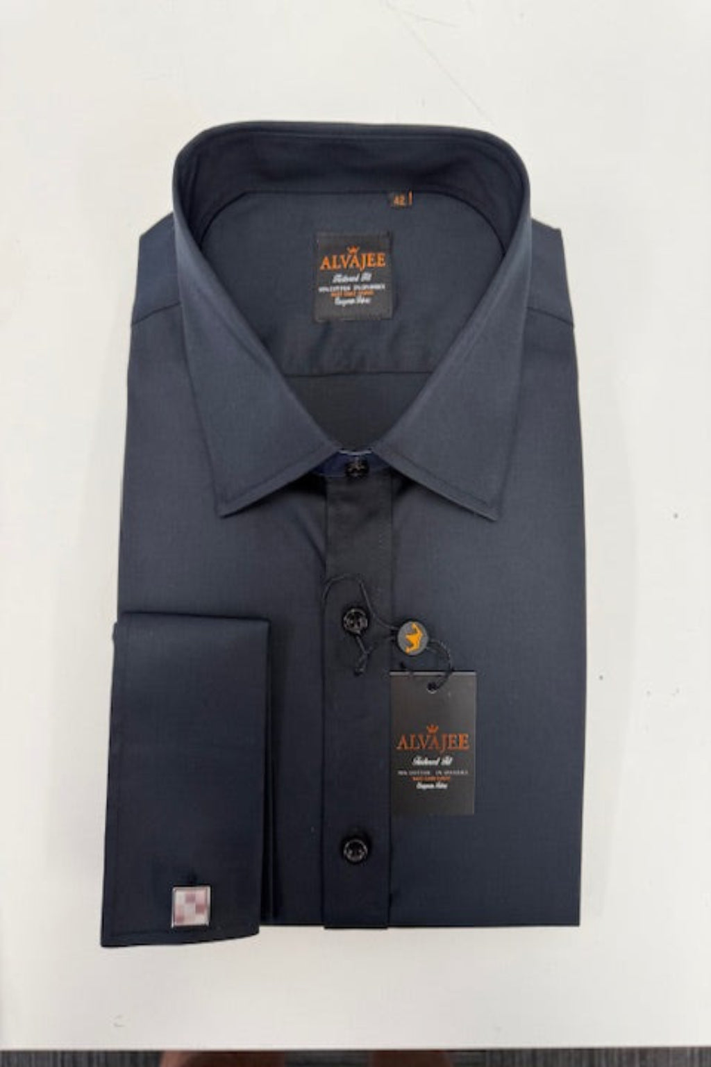 Shirt- Bentley 2- 98% Cotton,2% Spandex-Double Cuff