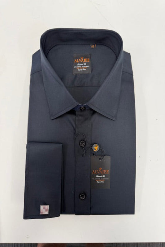Shirt- Bentley 2- 98% Cotton,2% Spandex-Double Cuff